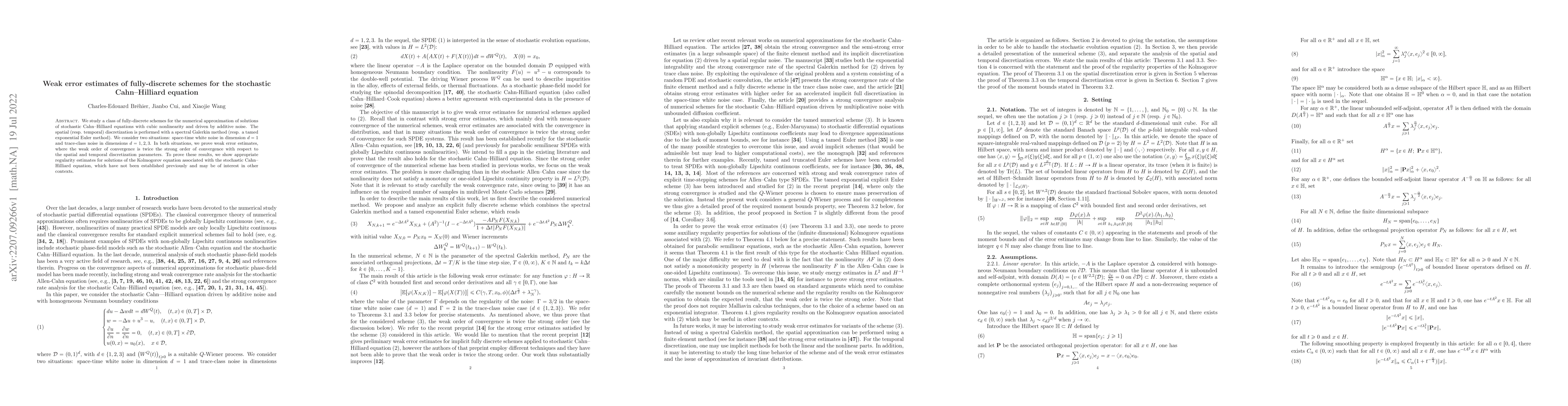 Thumbnail for Weak error estimates of fully-discrete schemes for the stochastic
  Cahn-Hilliard equation
