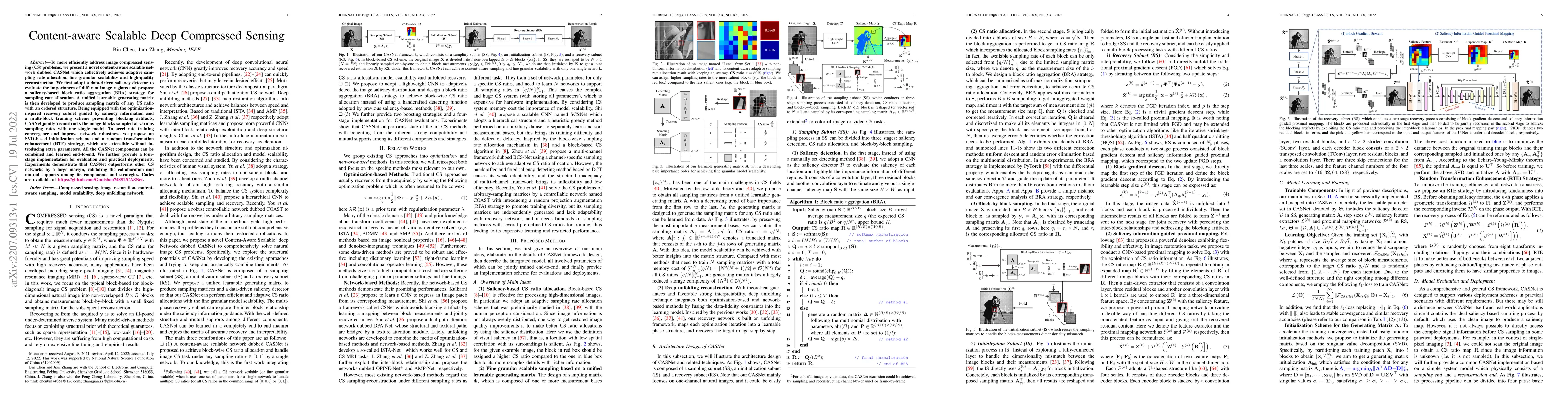 Thumbnail for Content-aware Scalable Deep Compressed Sensing