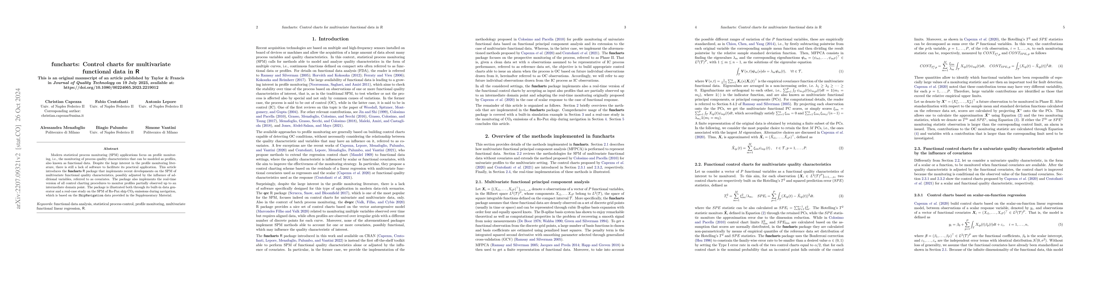 Thumbnail for funcharts: Control charts for multivariate functional data in R