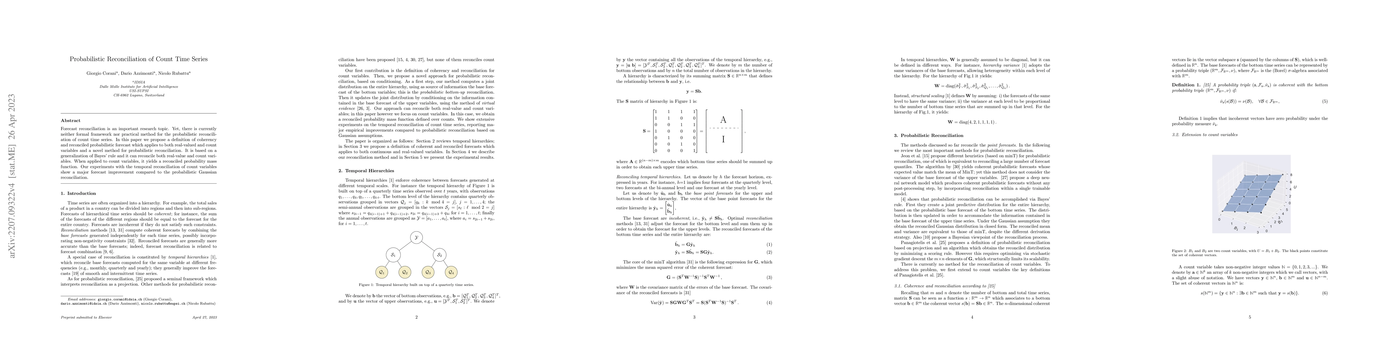 Thumbnail for Probabilistic Reconciliation of Count Time Series