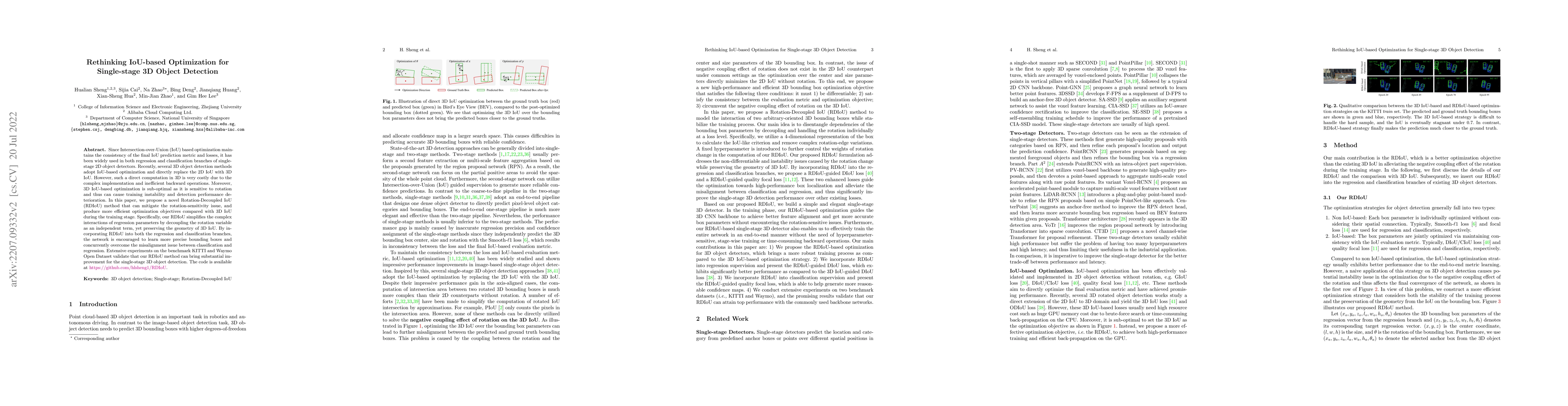 Thumbnail for Rethinking IoU-based Optimization for Single-stage 3D Object Detection