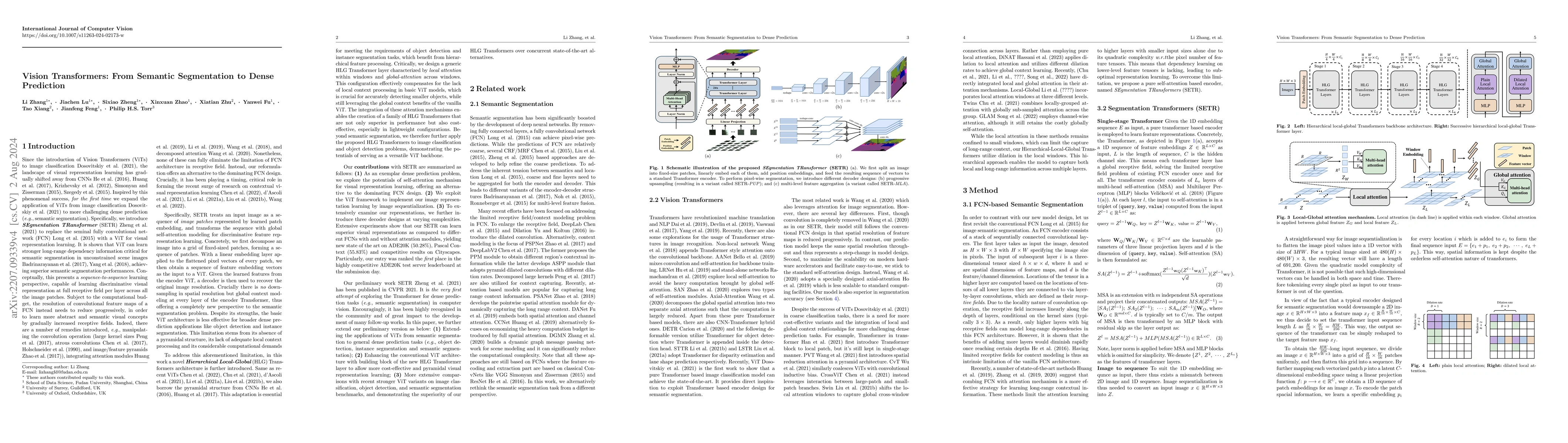 Thumbnail for Vision Transformers: From Semantic Segmentation to Dense Prediction