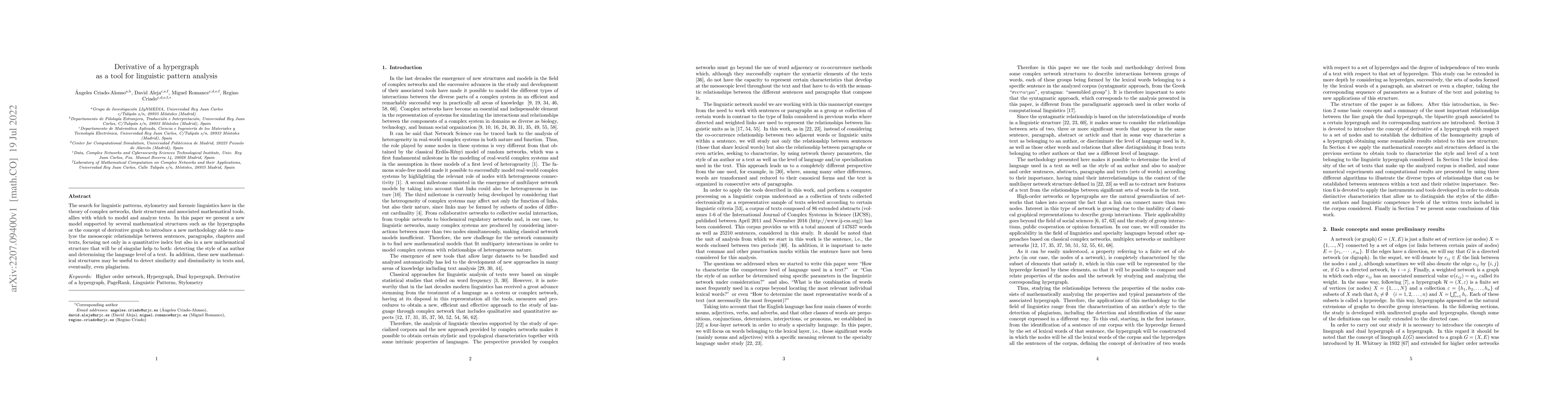 Thumbnail for Derivative of a hypergraph as a tool for linguistic pattern analysis