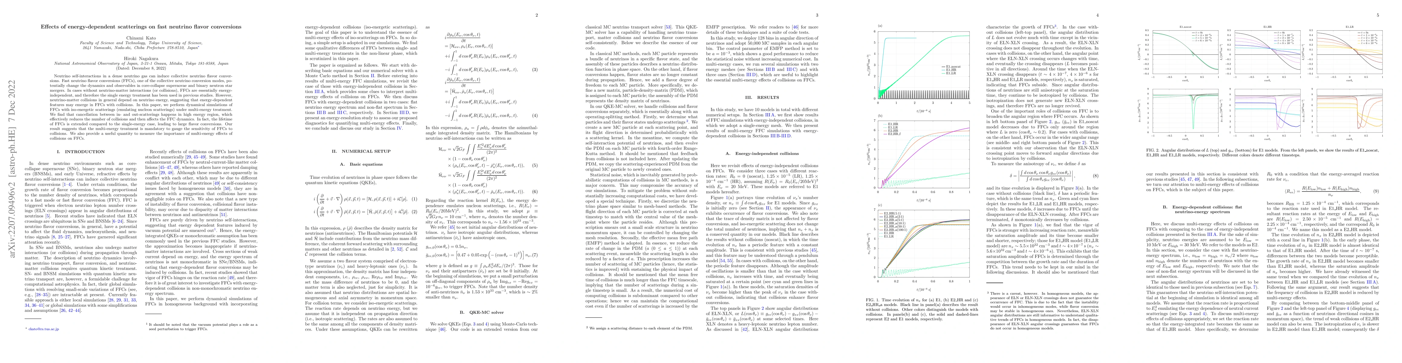 Thumbnail for Effects of energy-dependent scatterings on fast neutrino flavor
  conversions