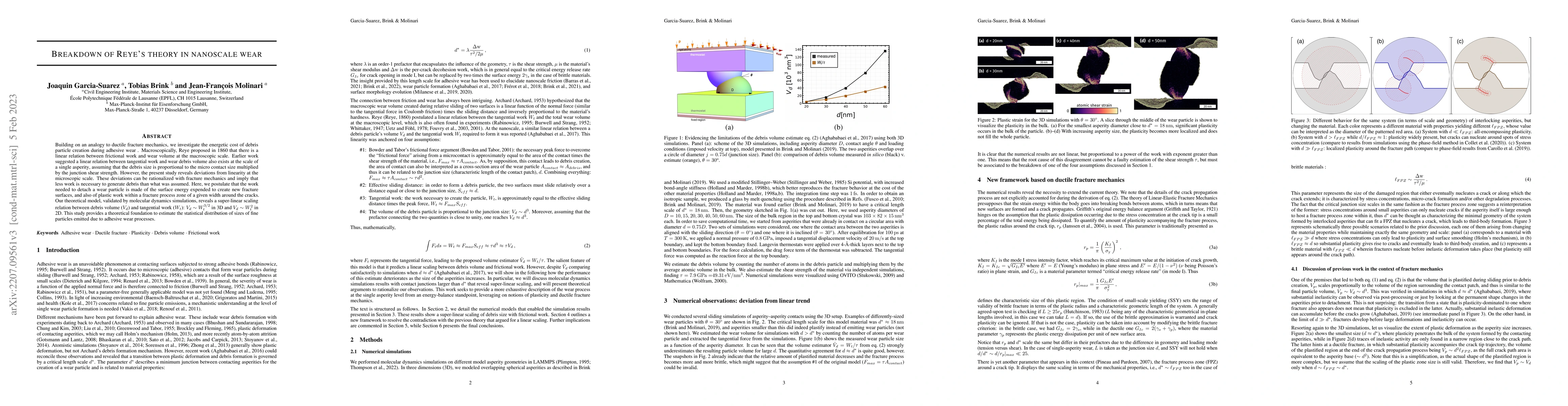 Thumbnail for Breakdown of Reye's theory in nanoscale wear