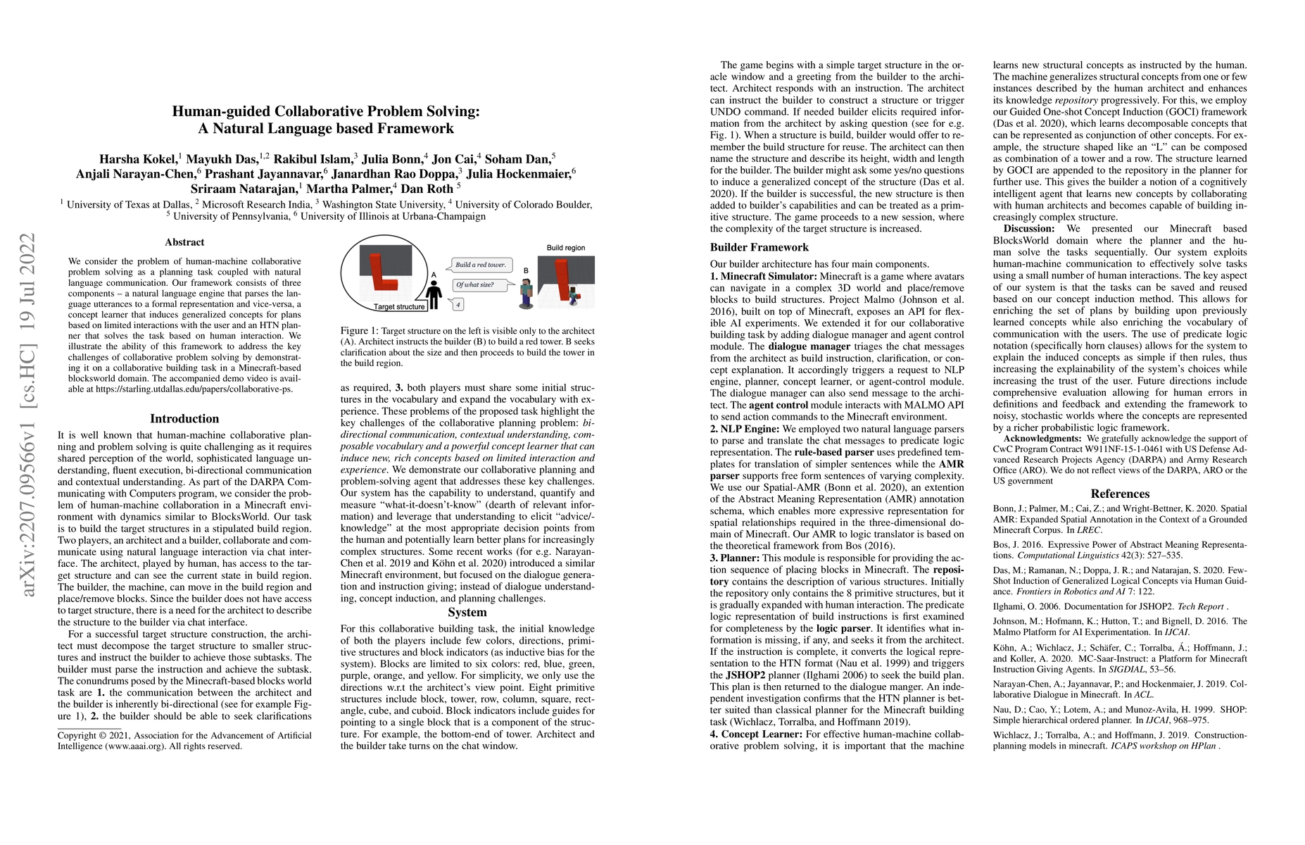 Thumbnail for Human-guided Collaborative Problem Solving: A Natural Language based
  Framework