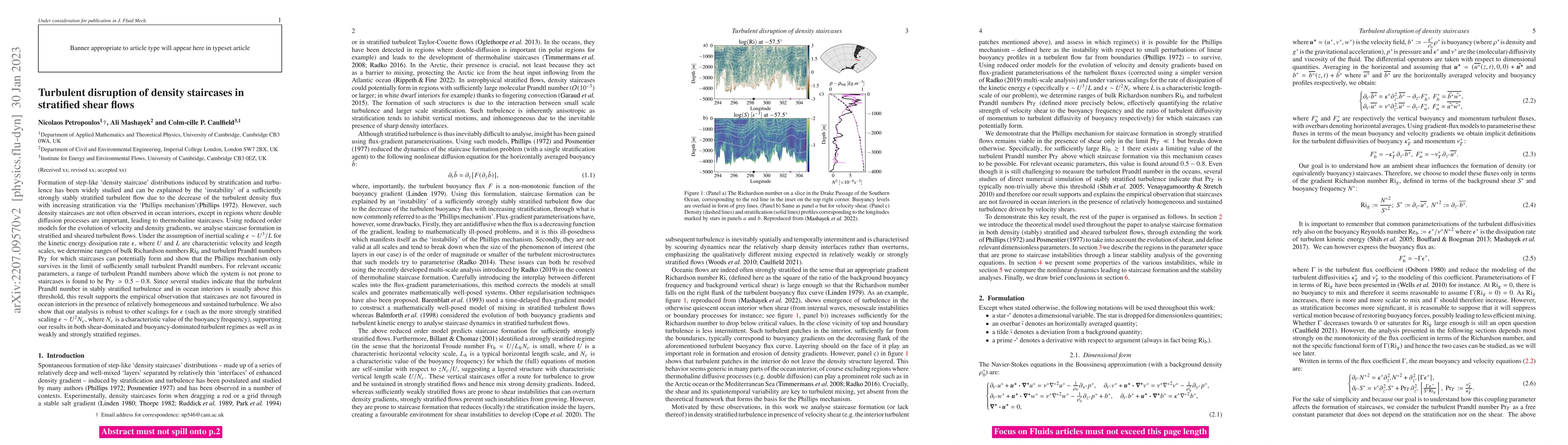 Thumbnail for Turbulent disruption of density staircases in stratified shear flows