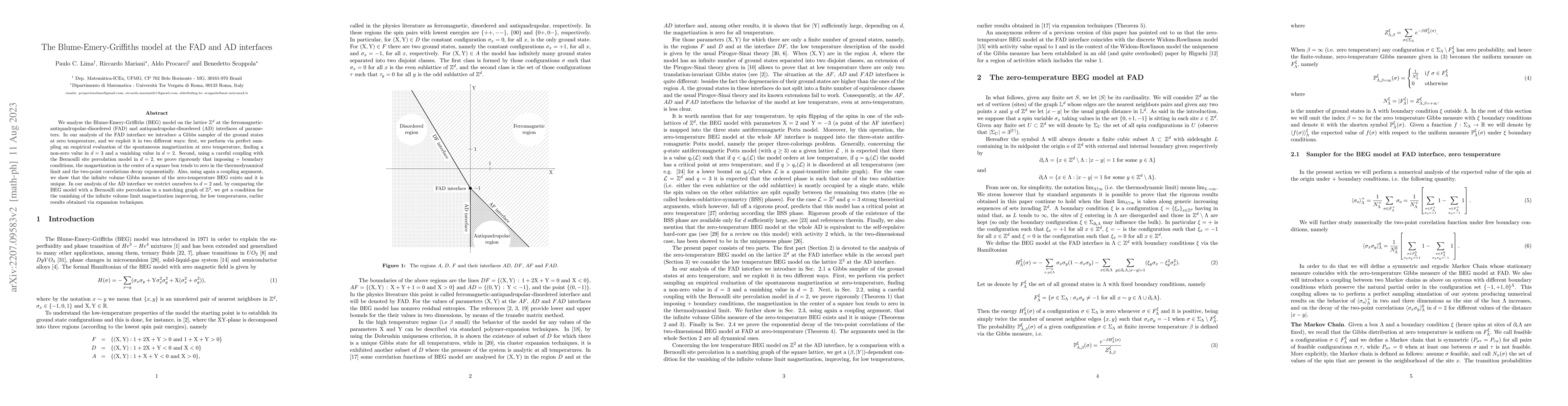 Thumbnail for The Blume-Emery-Griffiths model at the FAD and AD interfaces