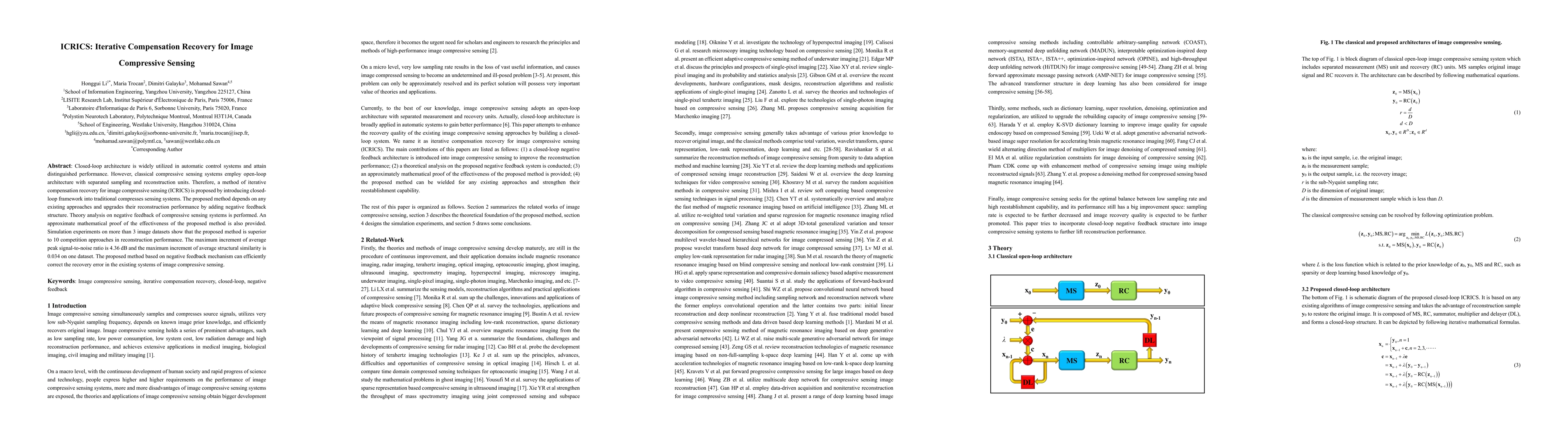 Thumbnail for ICRICS: Iterative Compensation Recovery for Image Compressive Sensing
