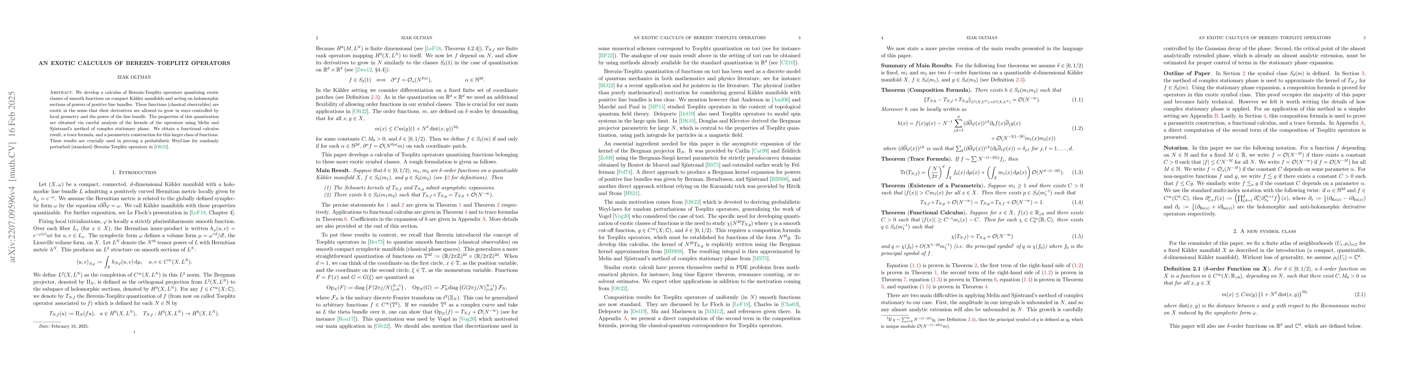 Thumbnail for An exotic calculus of Berezin-Toeplitz operators