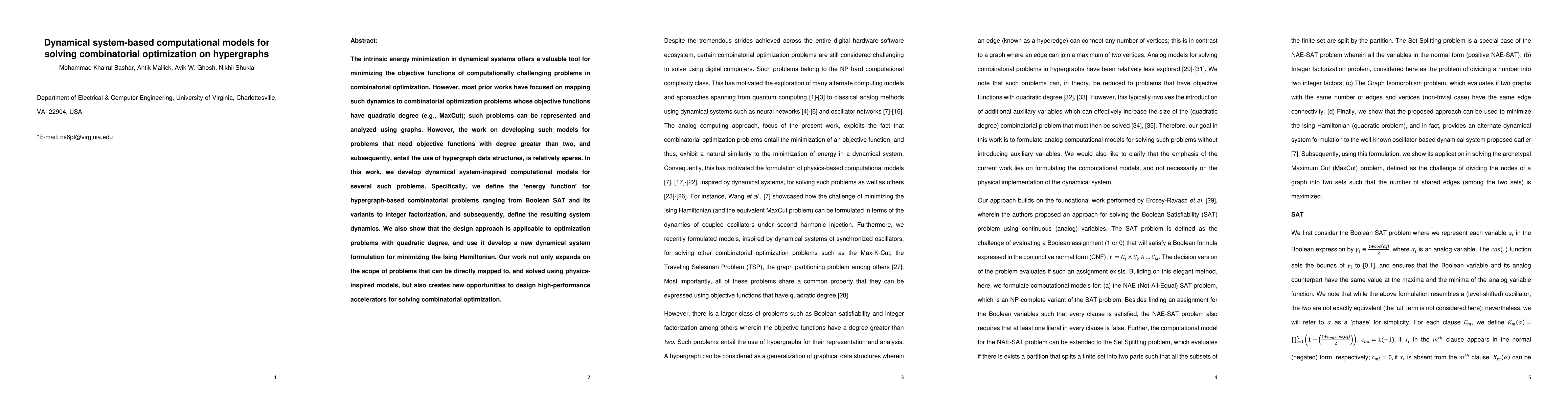 Thumbnail for Dynamical system-based computational models for solving combinatorial
  optimization on hypergraphs