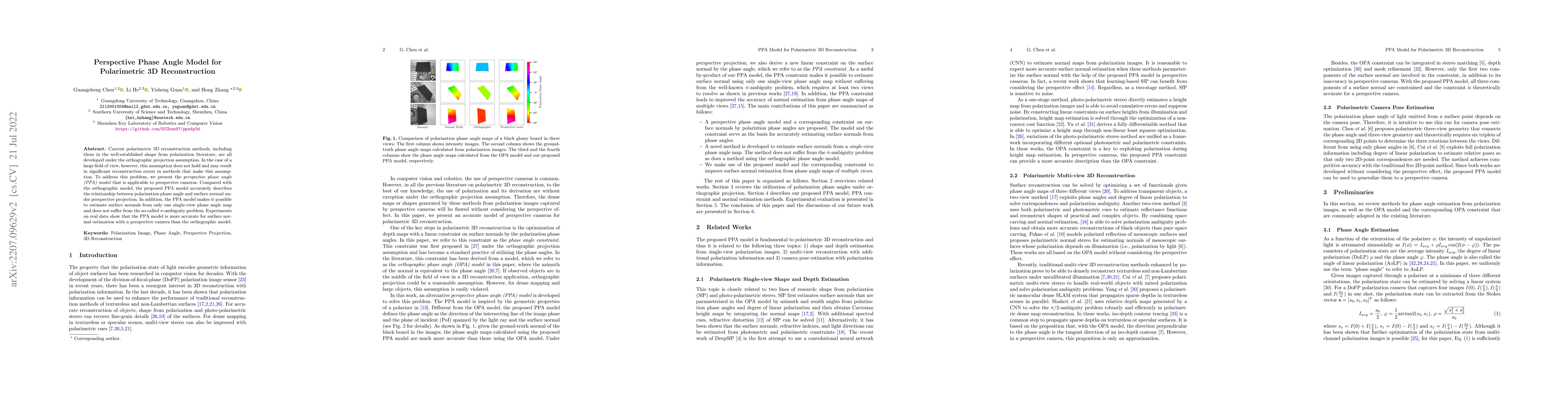 Thumbnail for Perspective Phase Angle Model for Polarimetric 3D Reconstruction