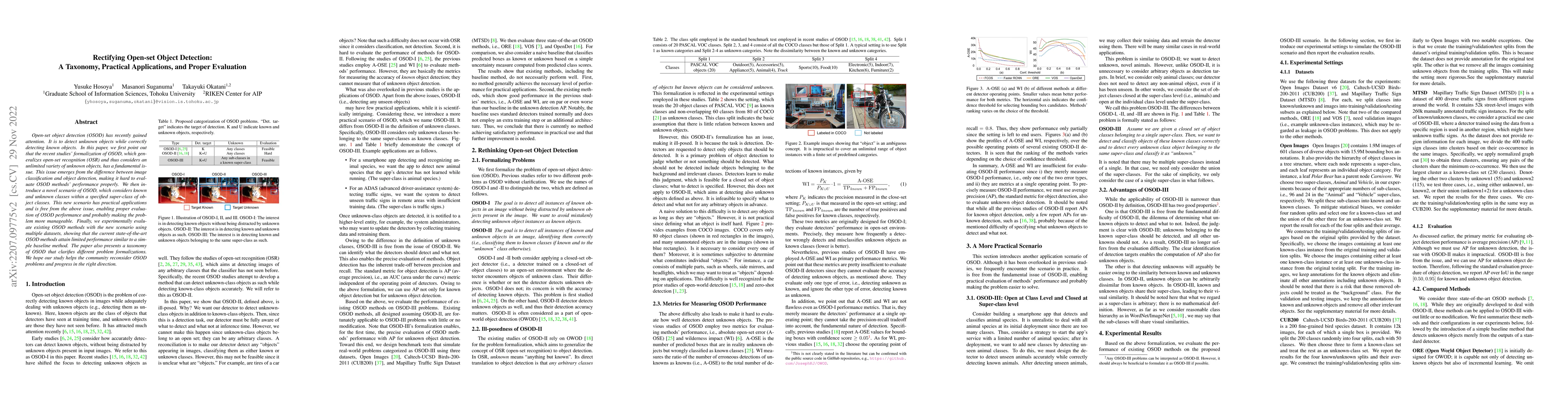 Thumbnail for Rectifying Open-set Object Detection: A Taxonomy, Practical
  Applications, and Proper Evaluation