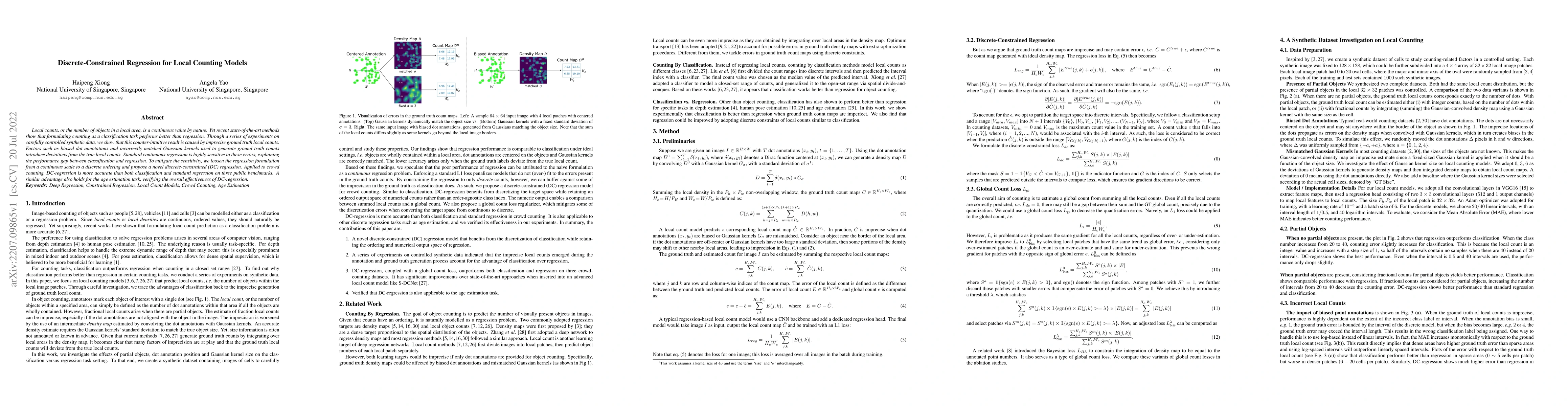 Thumbnail for Discrete-Constrained Regression for Local Counting Models