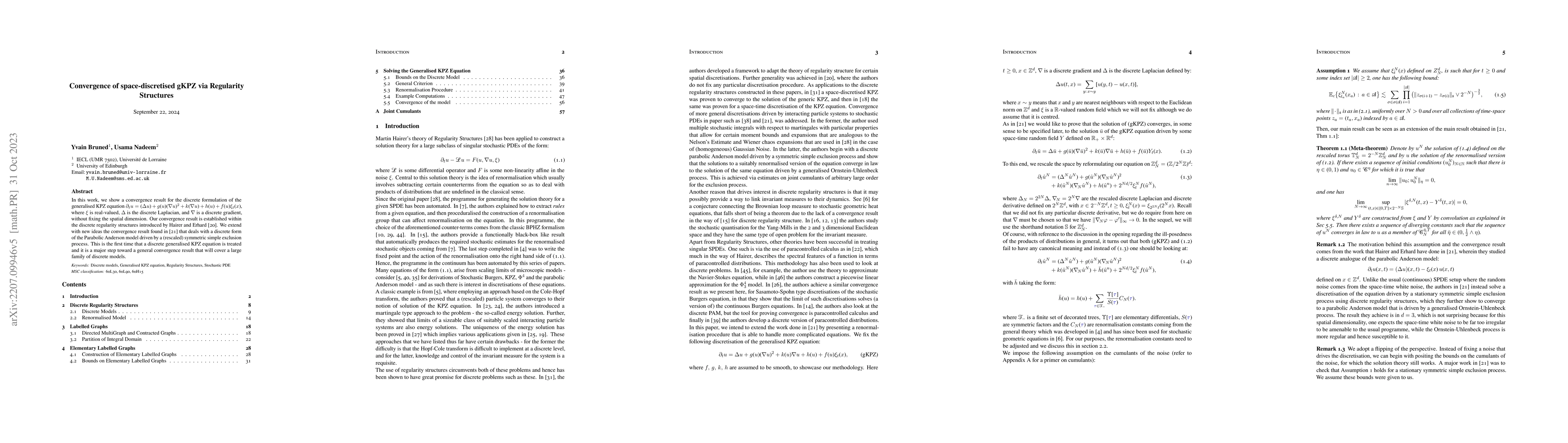 Thumbnail for Convergence of space-discretised gKPZ via Regularity Structures