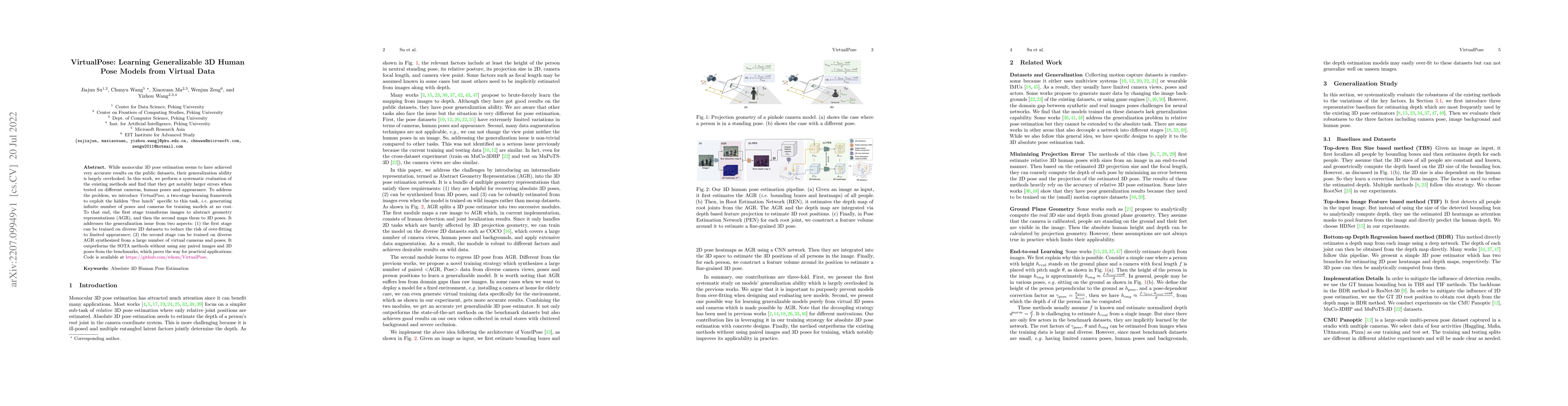 Thumbnail for VirtualPose: Learning Generalizable 3D Human Pose Models from Virtual
  Data