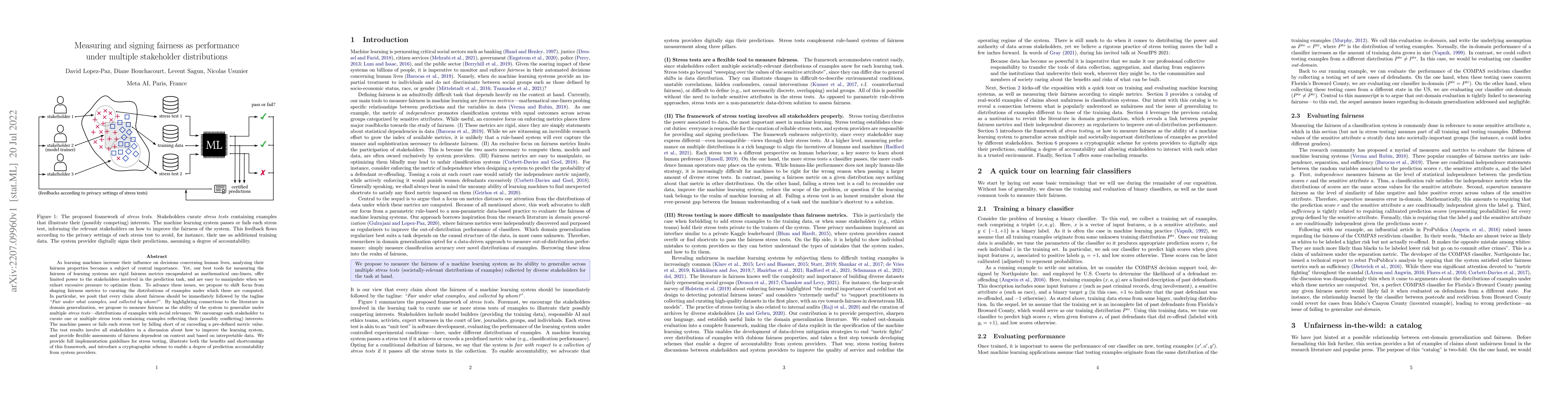 Thumbnail for Measuring and signing fairness as performance under multiple stakeholder
  distributions