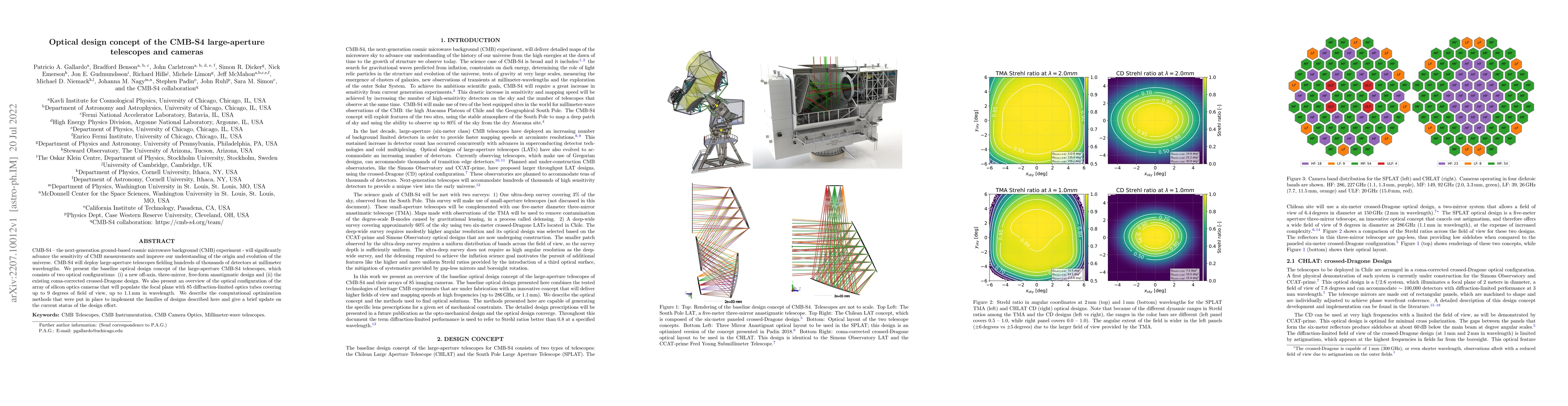 Thumbnail for Optical design concept of the CMB-S4 large-aperture telescopes and
  cameras