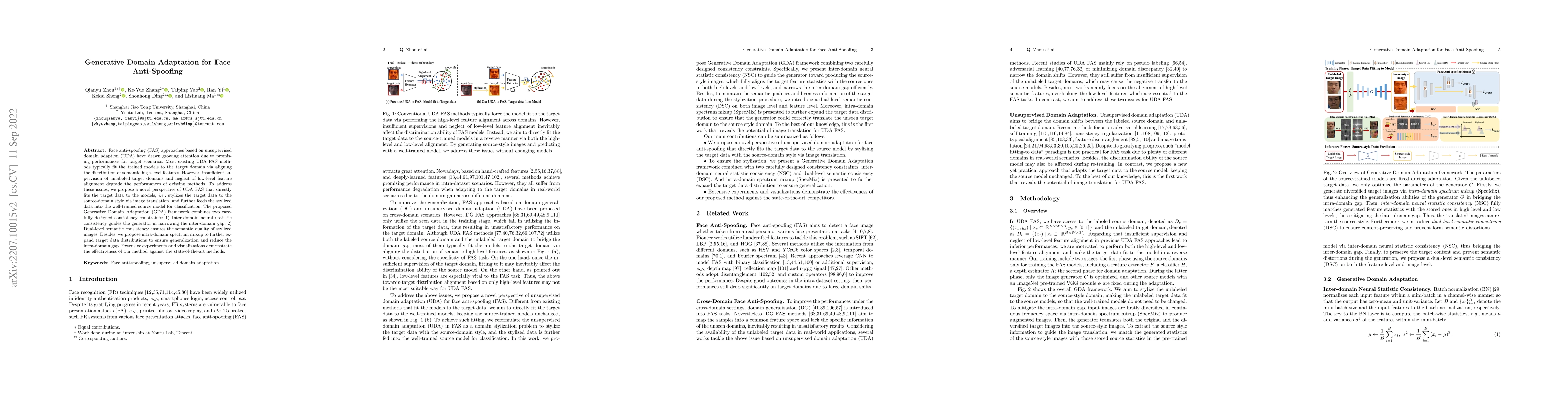 Thumbnail for Generative Domain Adaptation for Face Anti-Spoofing