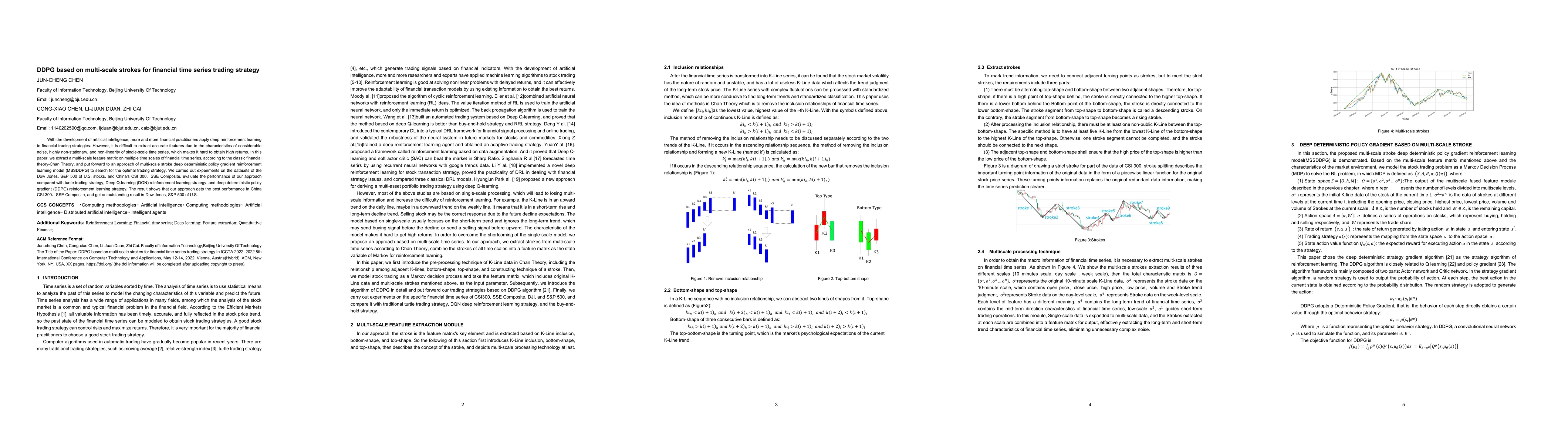 Thumbnail for DDPG based on multi-scale strokes for financial time series trading
  strategy