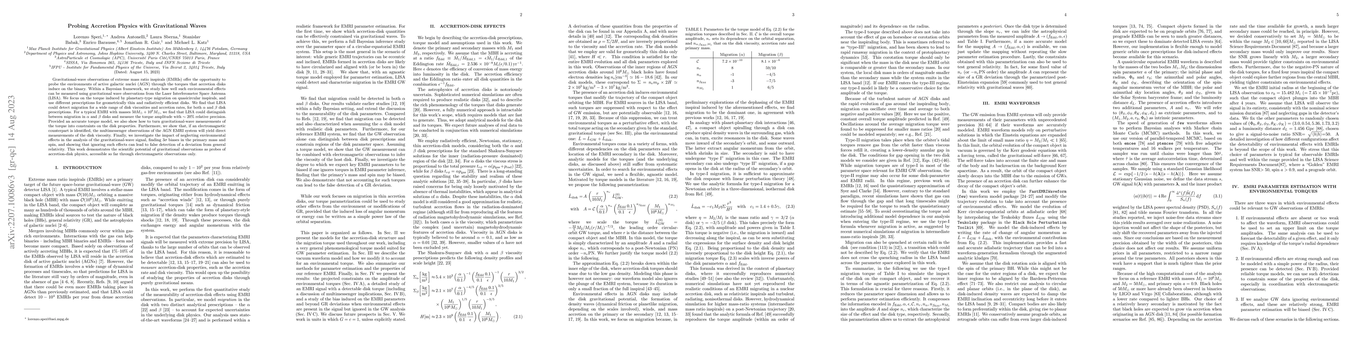Thumbnail for Probing Accretion Physics with Gravitational Waves
