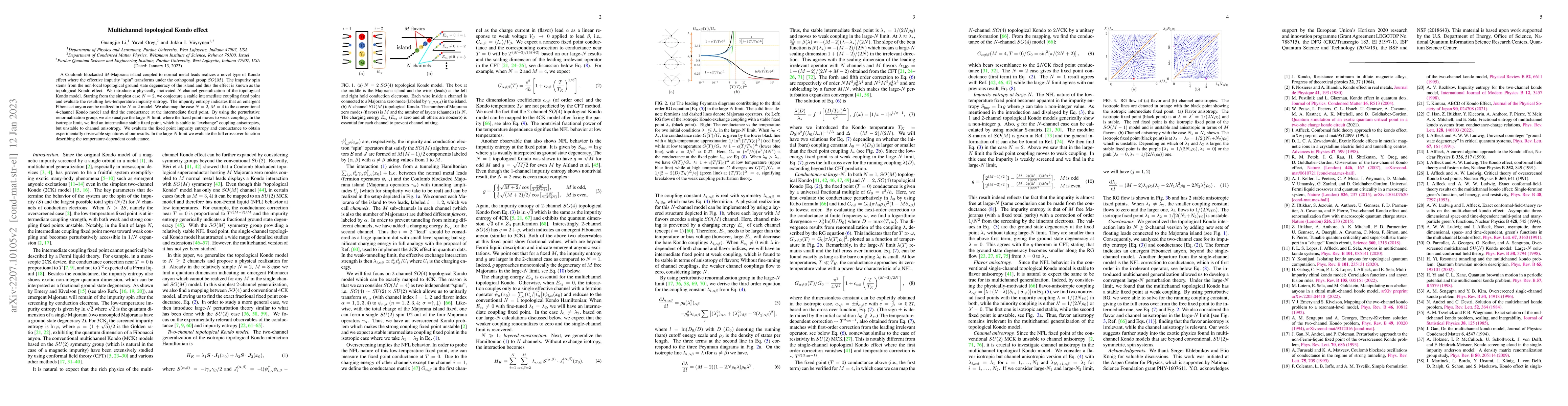 Thumbnail for Multichannel topological Kondo effect