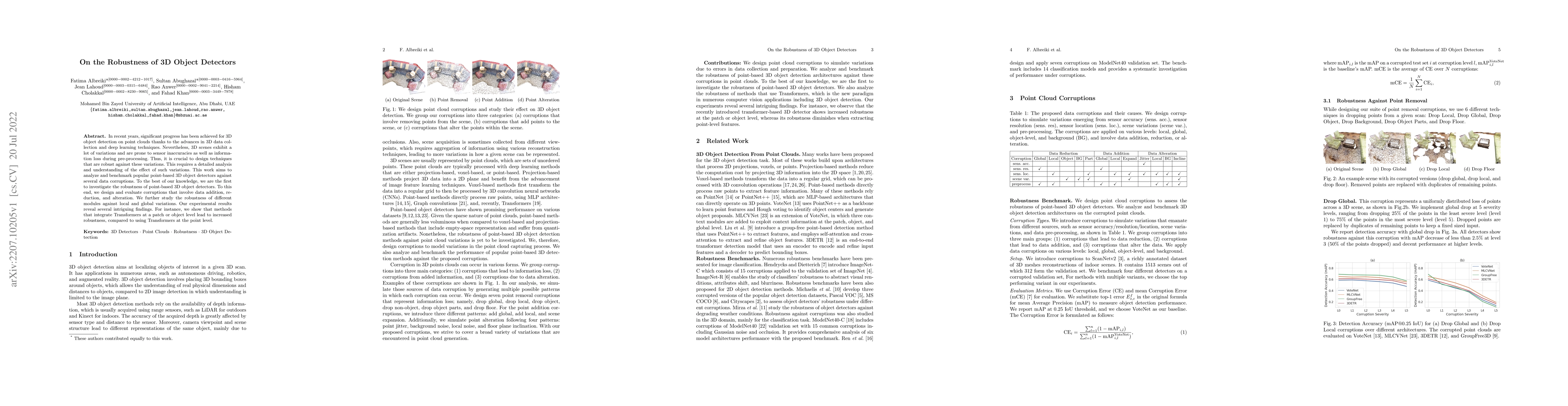 Thumbnail for On the Robustness of 3D Object Detectors