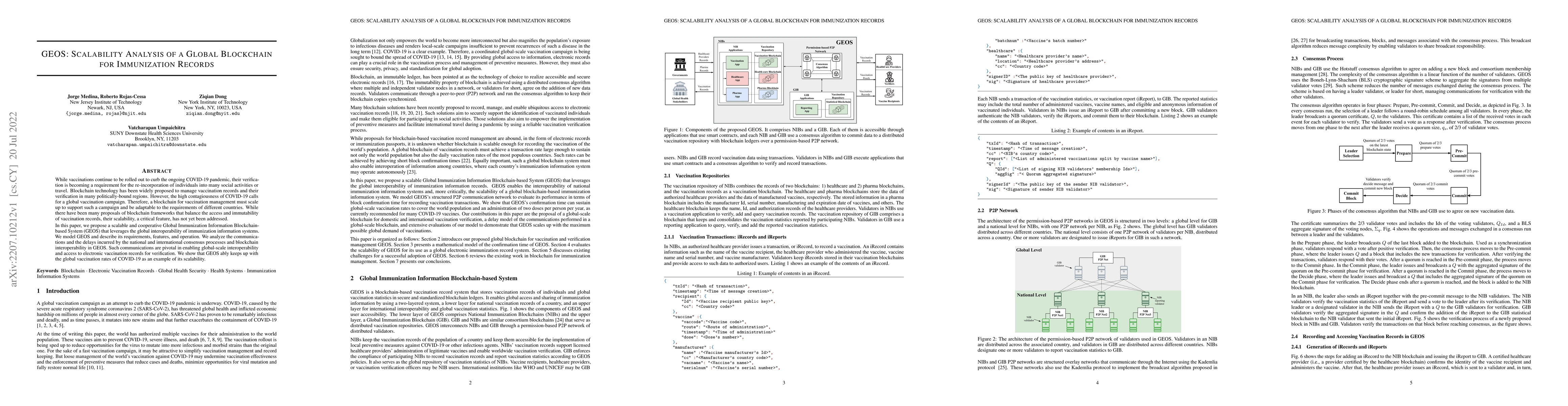 Thumbnail for Scalability Analysis of a Global Blockchain For Immunization Records