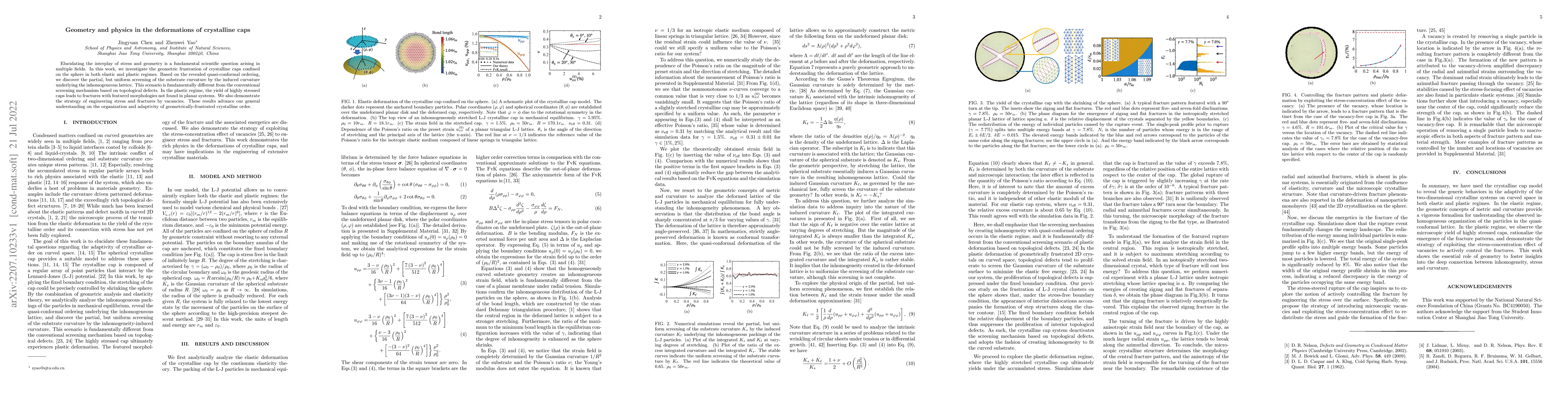 Thumbnail for Geometry and physics in the deformations of crystalline caps