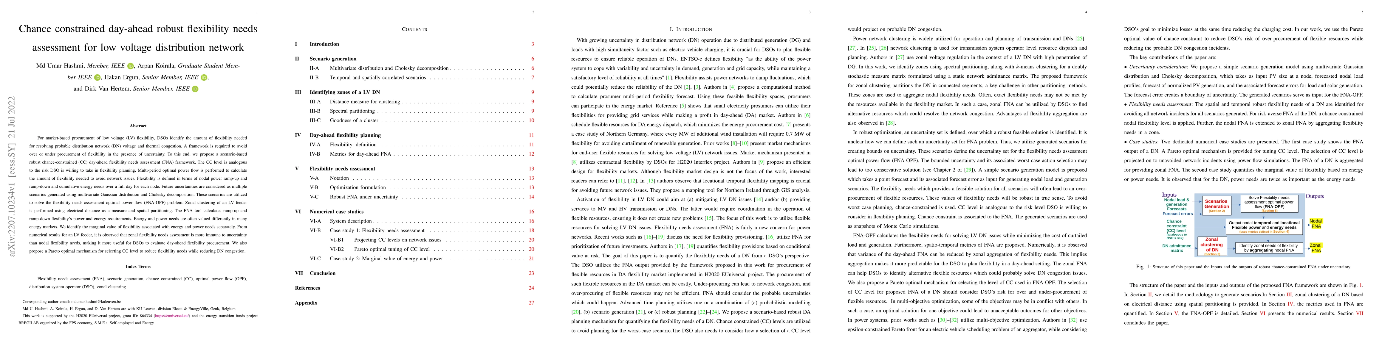 Thumbnail for Chance constrained day-ahead robust flexibility needs assessment for low
  voltage distribution network