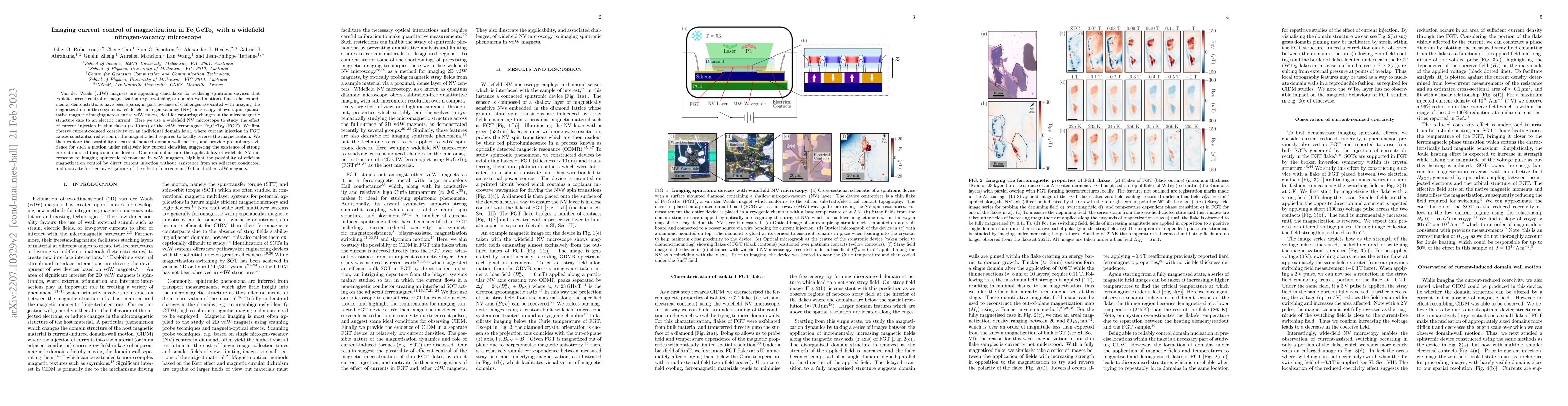 Thumbnail for Imaging current control of magnetization in Fe$_3$GeTe$_2$ with a
  widefield nitrogen-vacancy microscope
