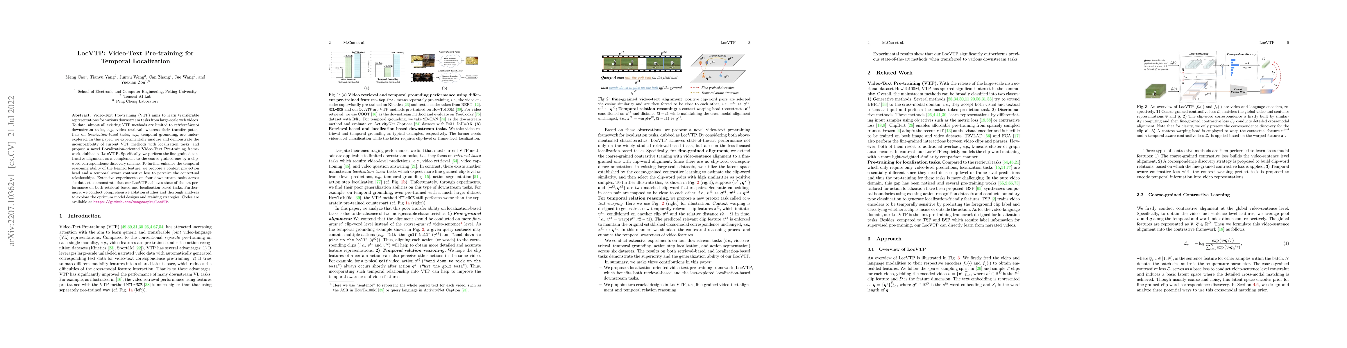 Thumbnail for LocVTP: Video-Text Pre-training for Temporal Localization