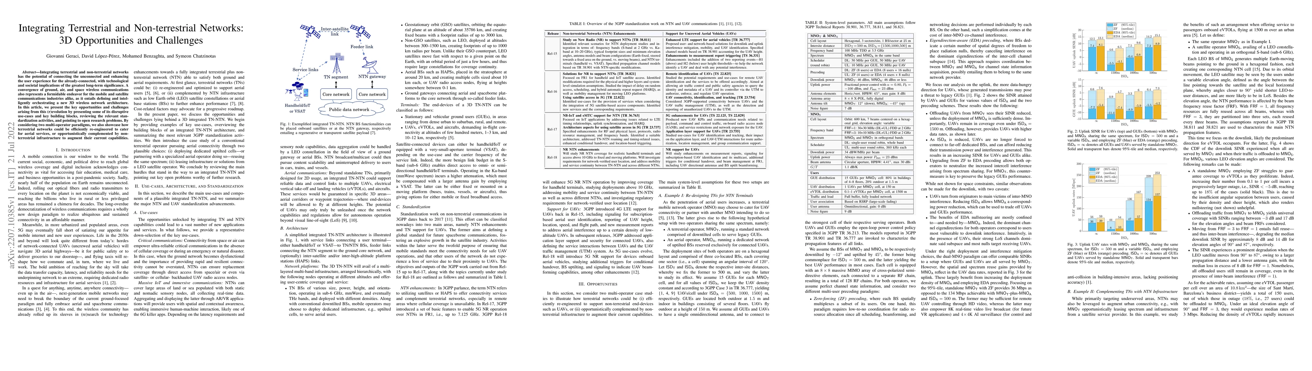 Thumbnail for Integrating Terrestrial and Non-terrestrial Networks: 3D Opportunities
  and Challenges