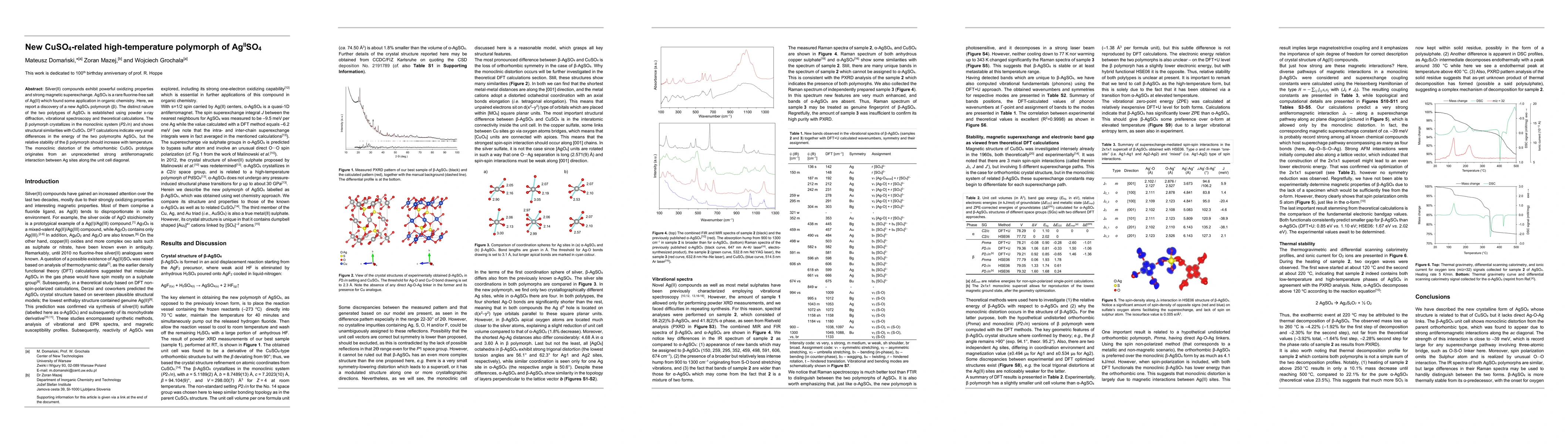 Thumbnail for New CuSO4-related high-temperature polymorph of AgIISO4