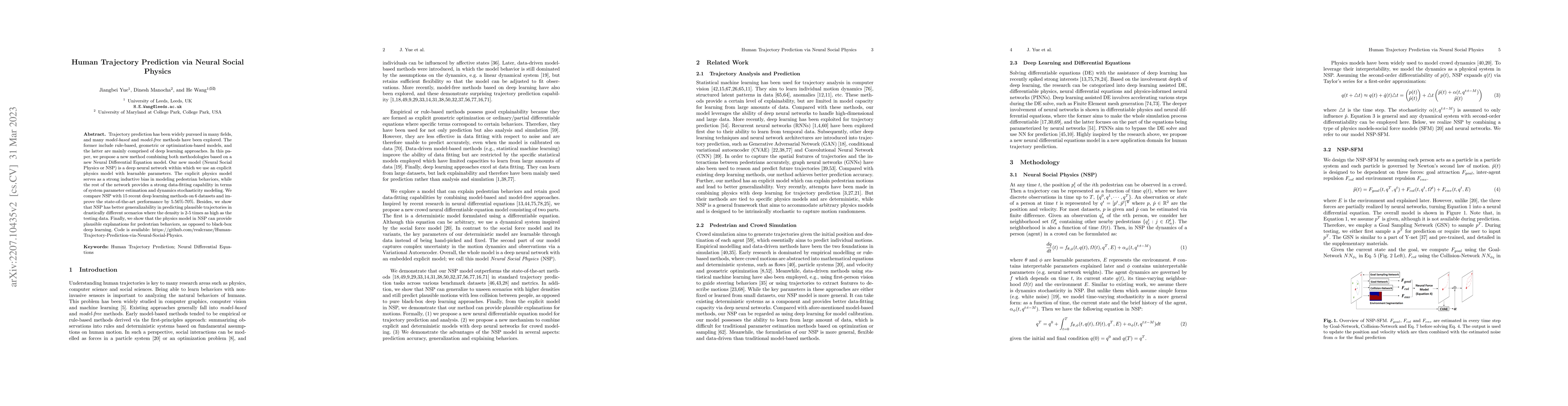 Thumbnail for Human Trajectory Prediction via Neural Social Physics