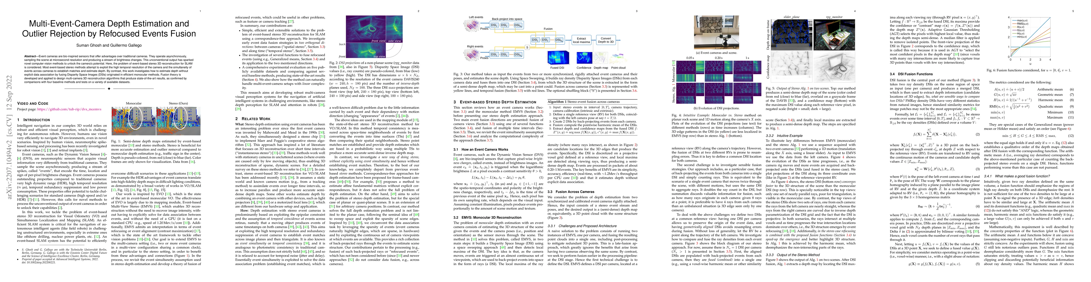 Thumbnail for Multi-Event-Camera Depth Estimation and Outlier Rejection by Refocused
  Events Fusion