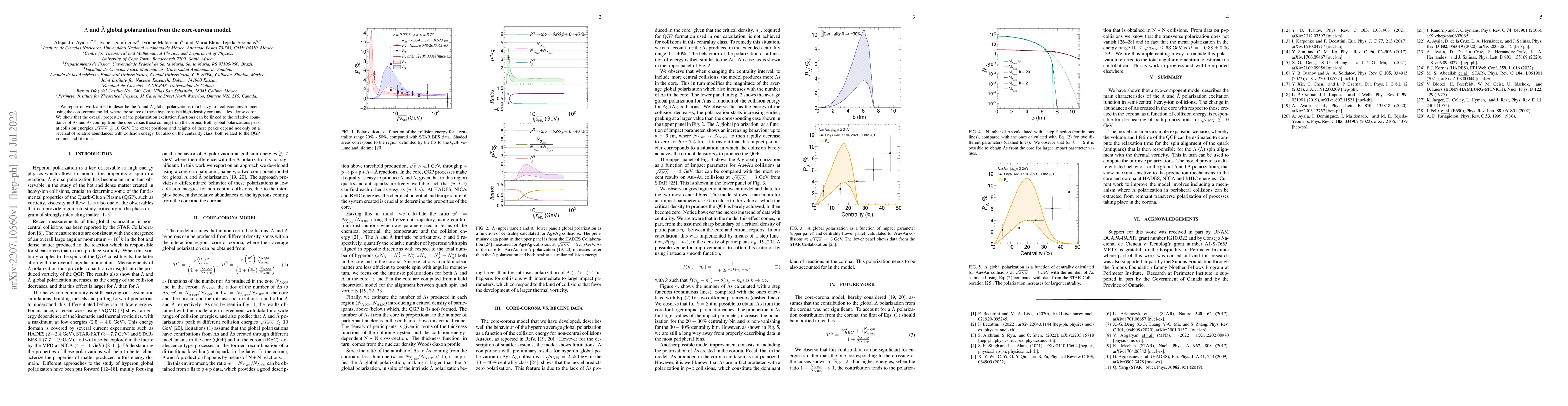 Thumbnail for $\Lambda$ and $\bar{\Lambda}$ global polarization from the core-corona
  model
