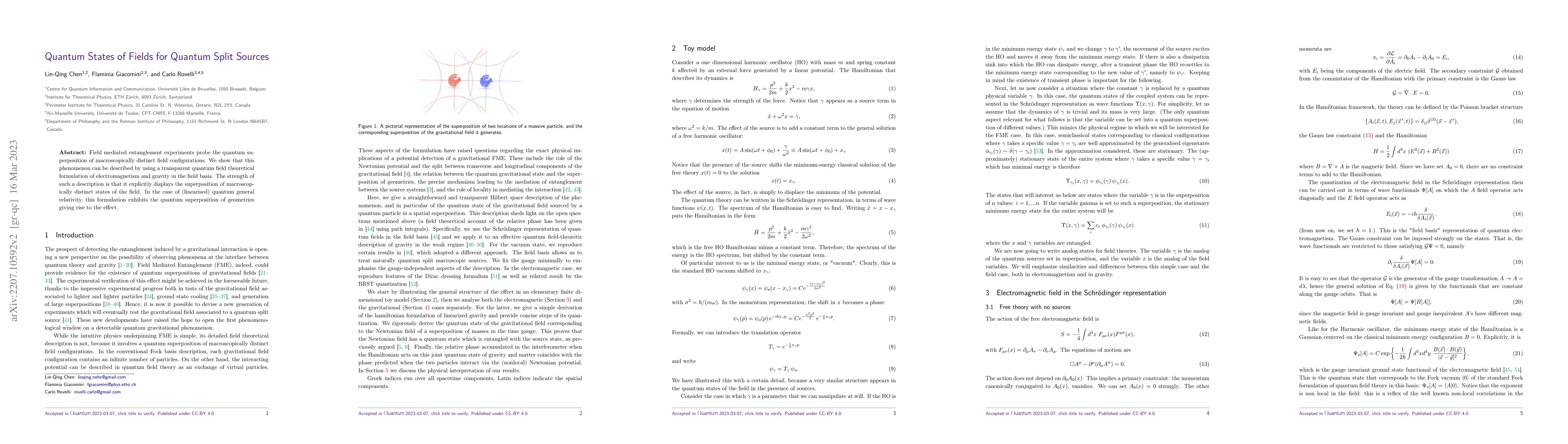 Thumbnail for Quantum States of Fields for Quantum Split Sources