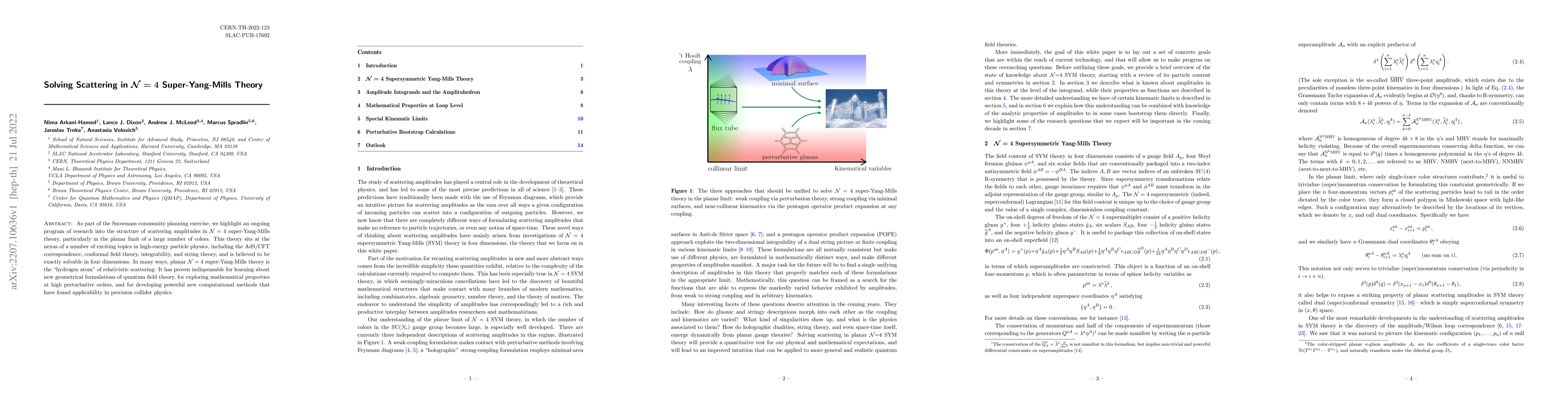 Thumbnail for Solving Scattering in N=4 Super-Yang-Mills Theory