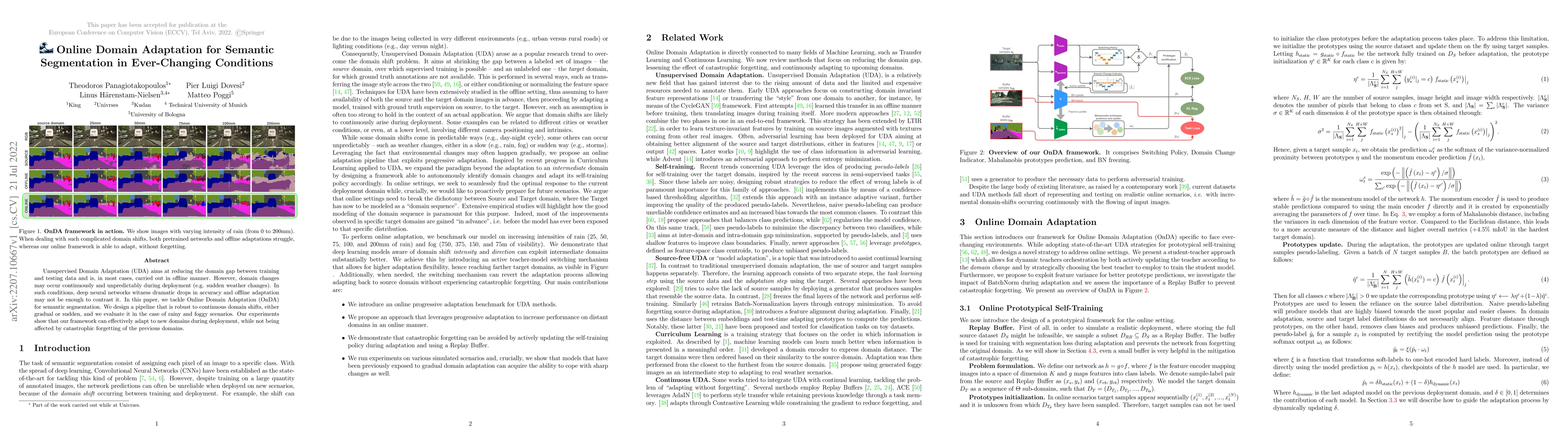 Thumbnail for Online Domain Adaptation for Semantic Segmentation in Ever-Changing
  Conditions