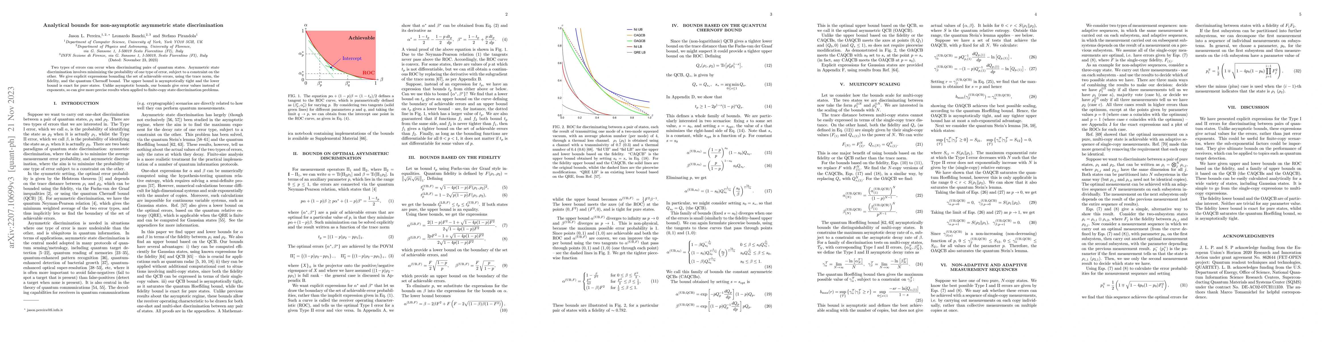 Thumbnail for Analytical bounds for non-asymptotic asymmetric state discrimination