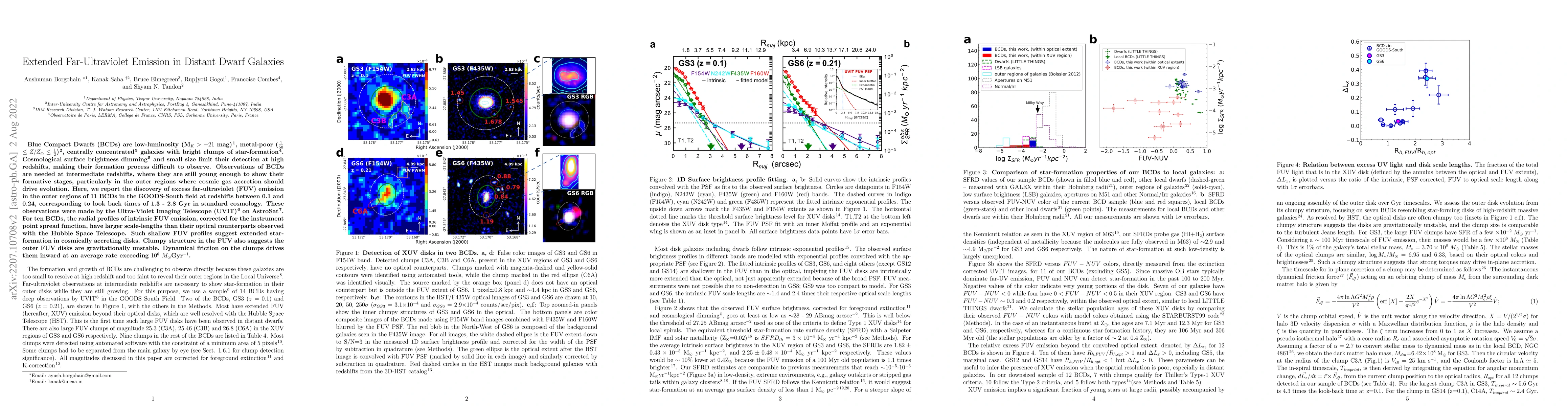 Thumbnail for Extended far-ultraviolet emission in distant dwarf galaxies