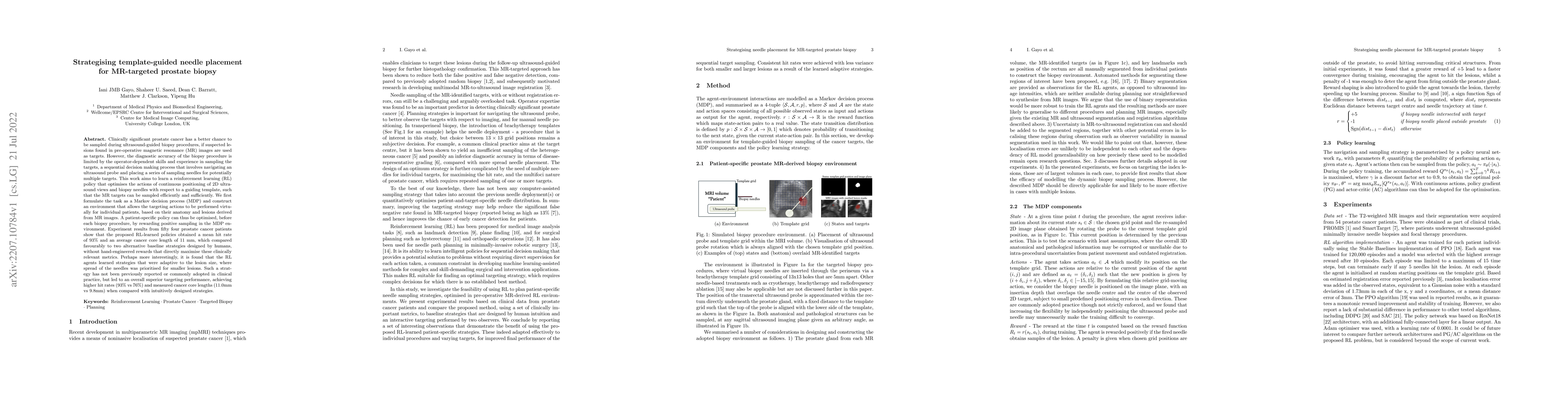 Thumbnail for Strategising template-guided needle placement for MR-targeted prostate
  biopsy