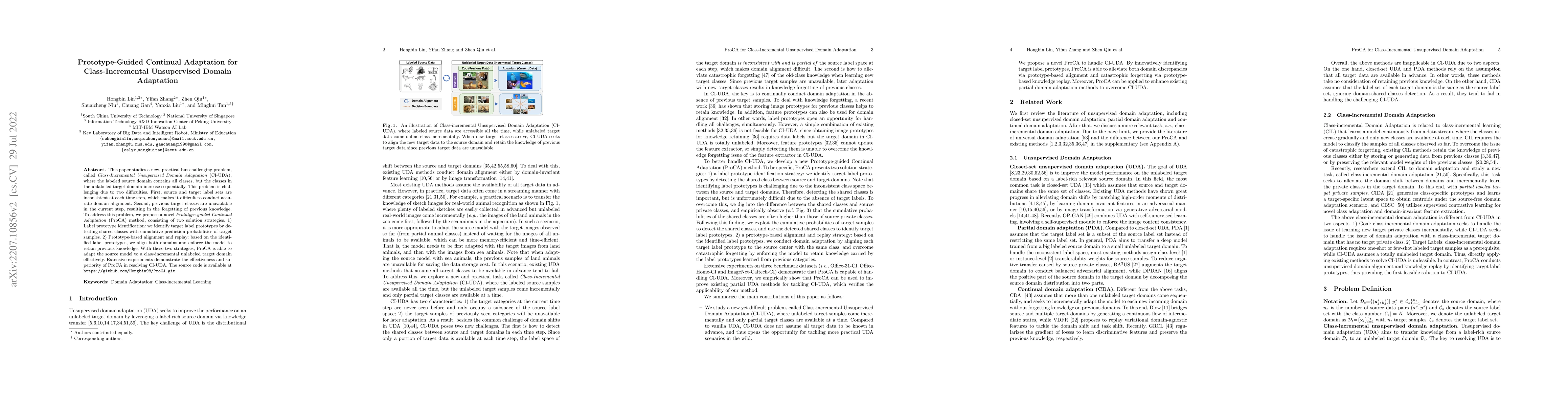 Thumbnail for Prototype-Guided Continual Adaptation for Class-Incremental Unsupervised
  Domain Adaptation