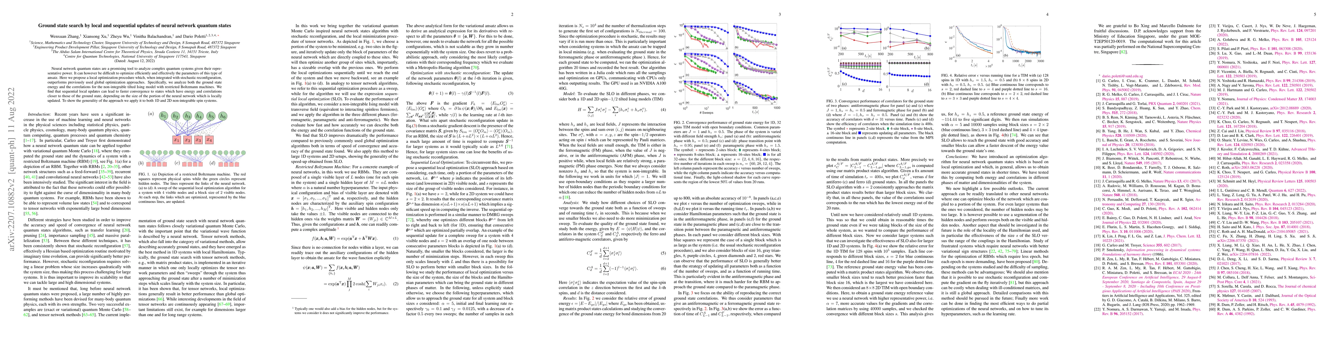 Thumbnail for Ground state search by local and sequential updates of neural network
  quantum states