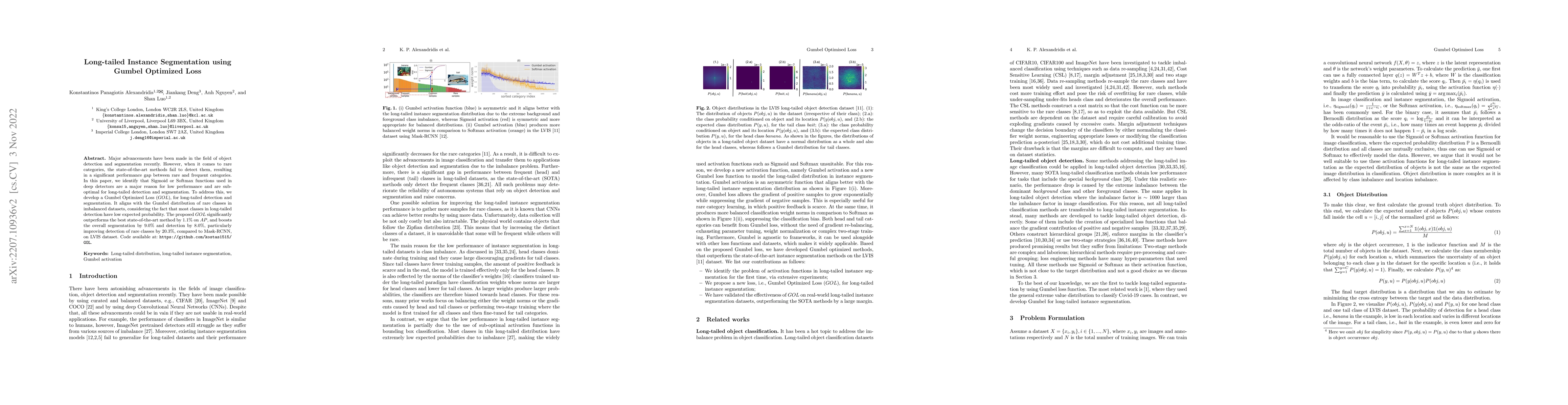 Thumbnail for Long-tailed Instance Segmentation using Gumbel Optimized Loss