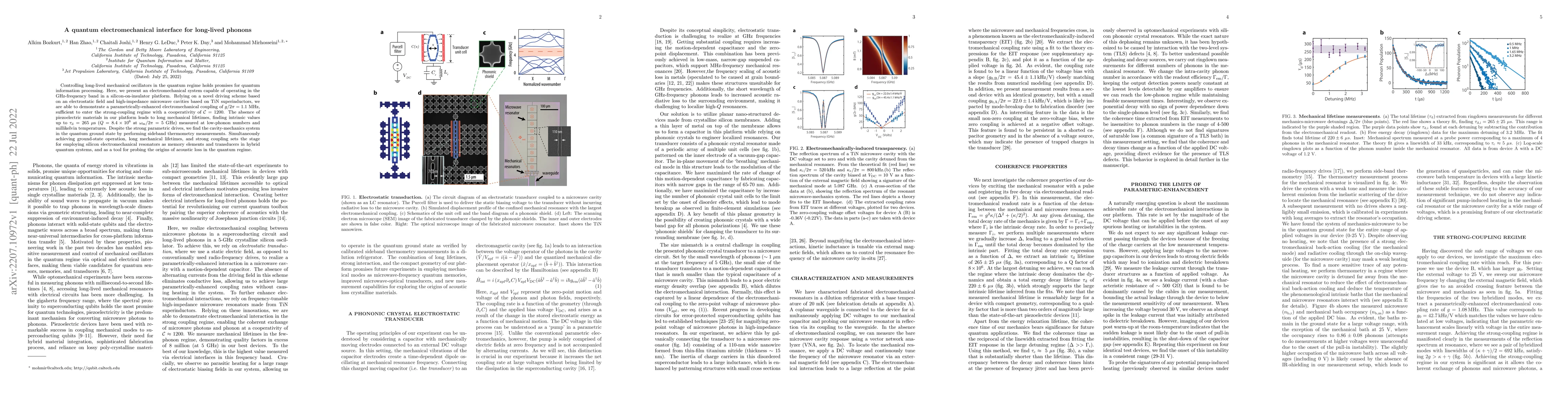 Thumbnail for A quantum electromechanical interface for long-lived phonons