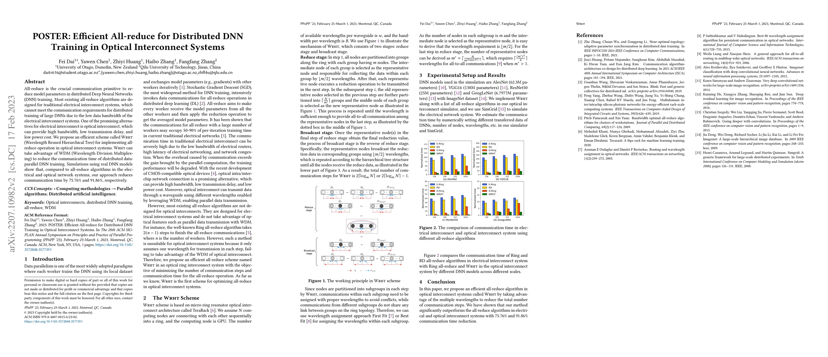Thumbnail for Efficient All-reduce for Distributed DNN Training in Optical
  Interconnect System