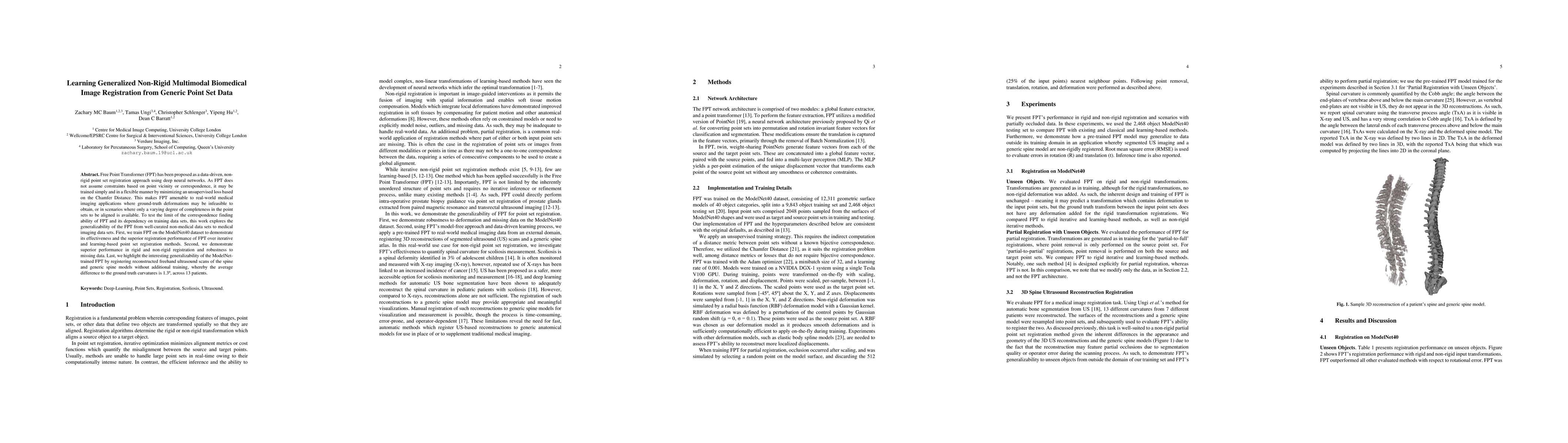 Thumbnail for Learning Generalized Non-Rigid Multimodal Biomedical Image Registration
  from Generic Point Set Data