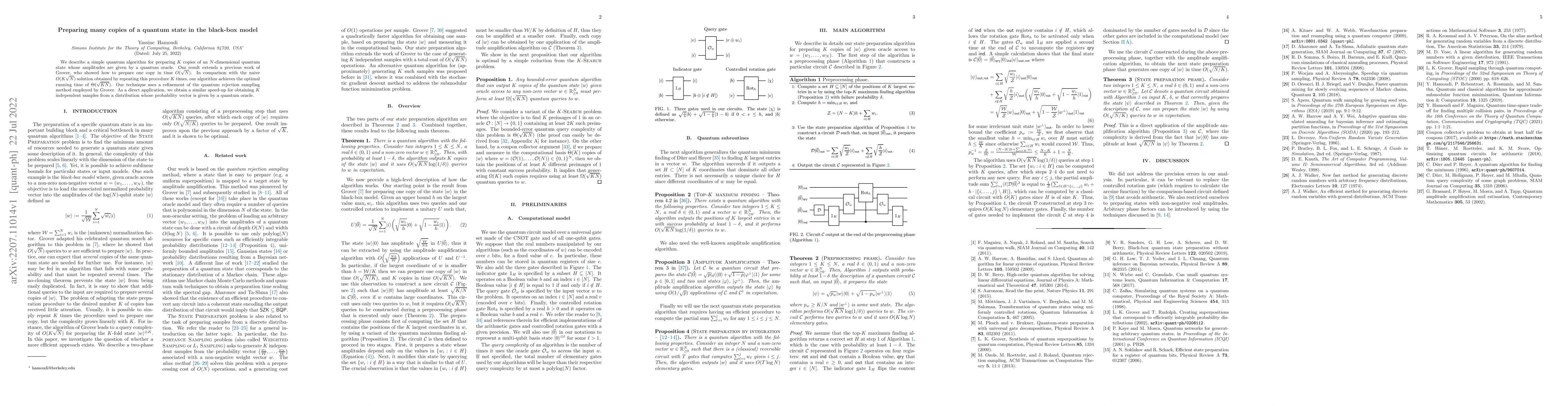 Thumbnail for Preparing Many Copies of a Quantum State in the Black-Box Model